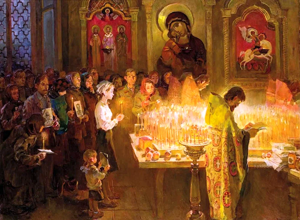 Литургия храм богослужение в древней Руси