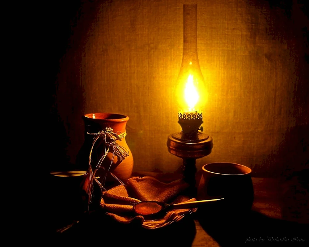 Лучина 19 век керосиновая лампа