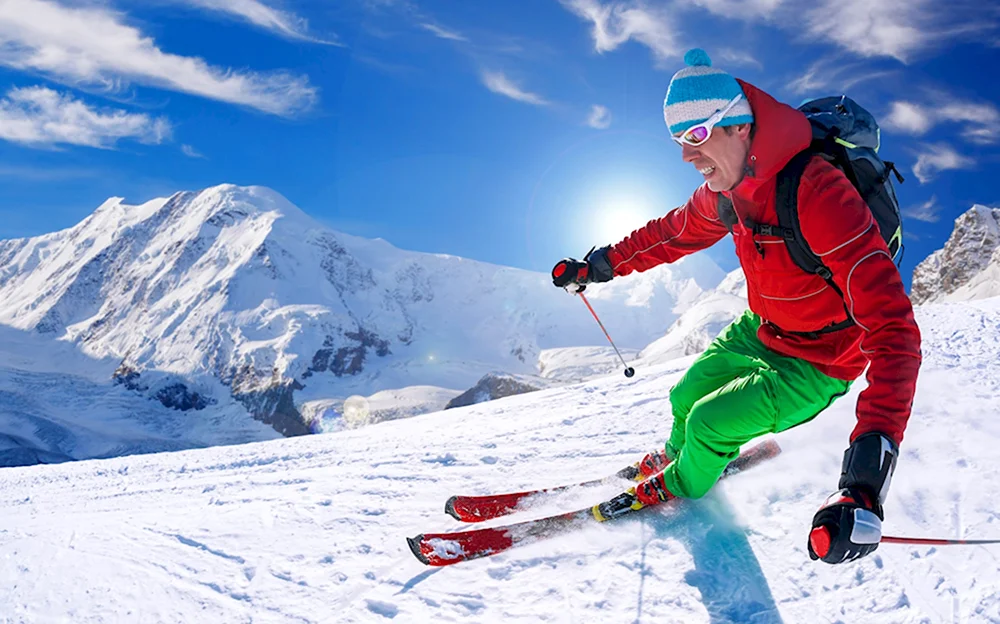 Лыжи лыжник лыжница лыжный спорт