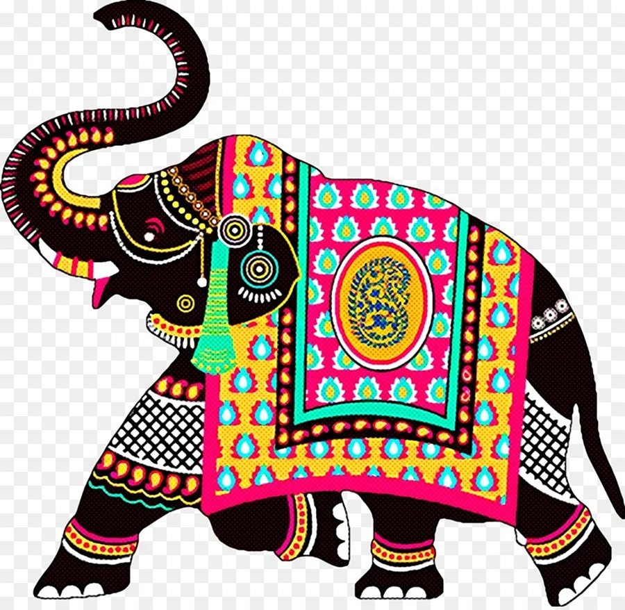 Мадхубани слон
