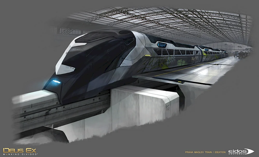 Маглев поезд будущего
