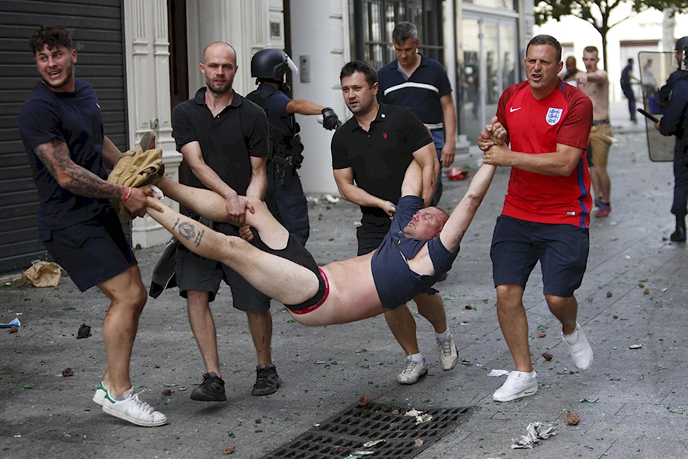 Марсель 2016 Russian Hooligans