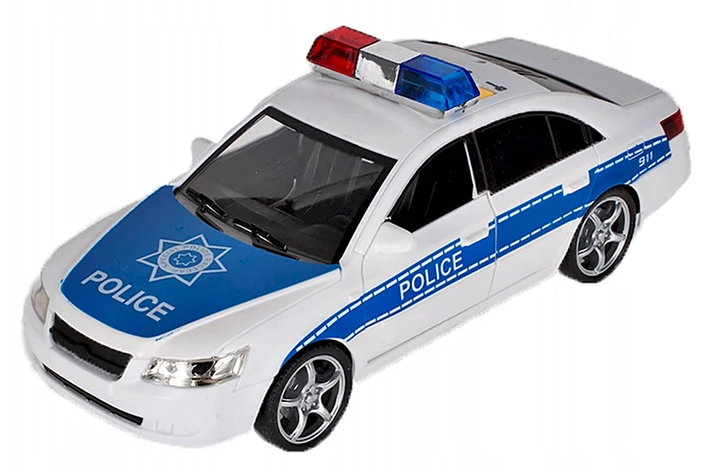 Машина полиция светзвук в коробке 116 wy590b