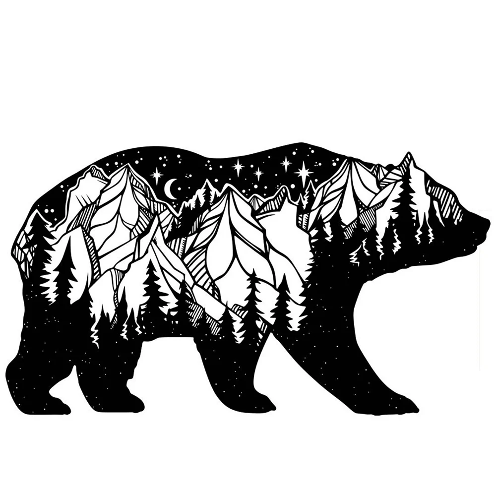 Медведь стилизация