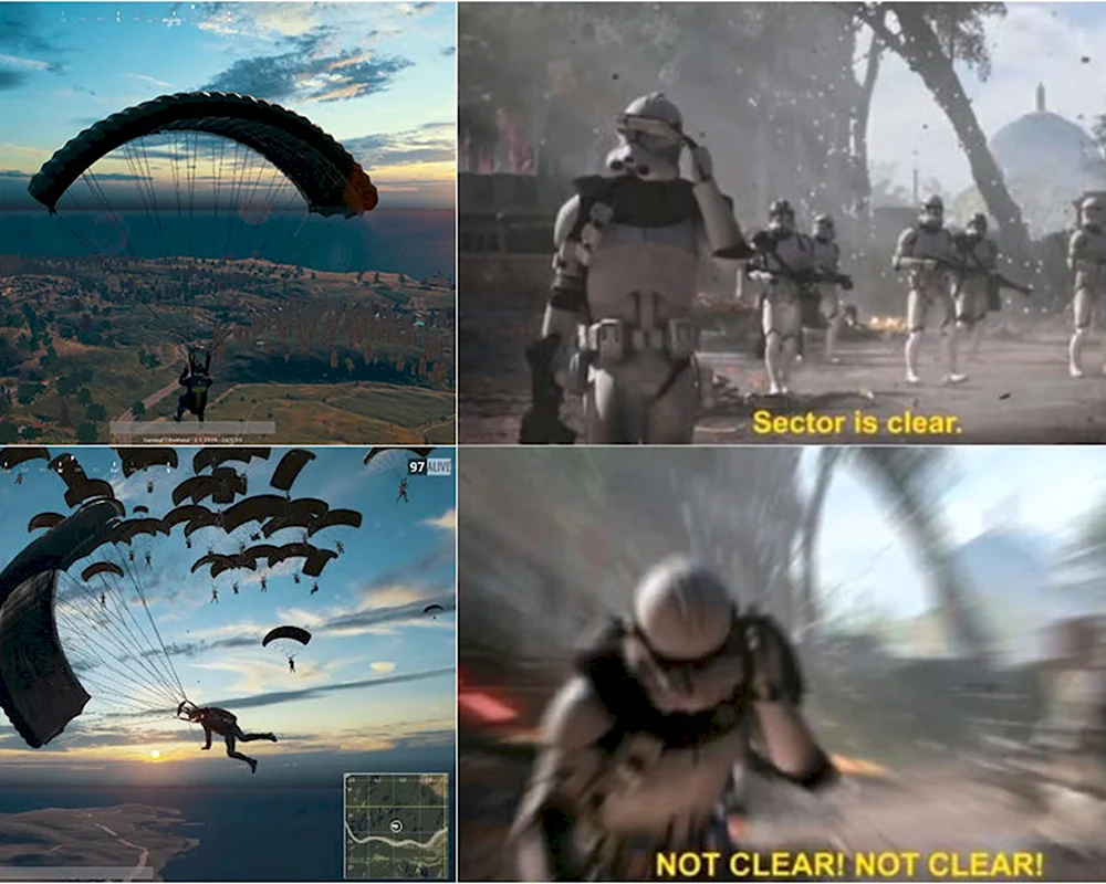 Мем sector Clear