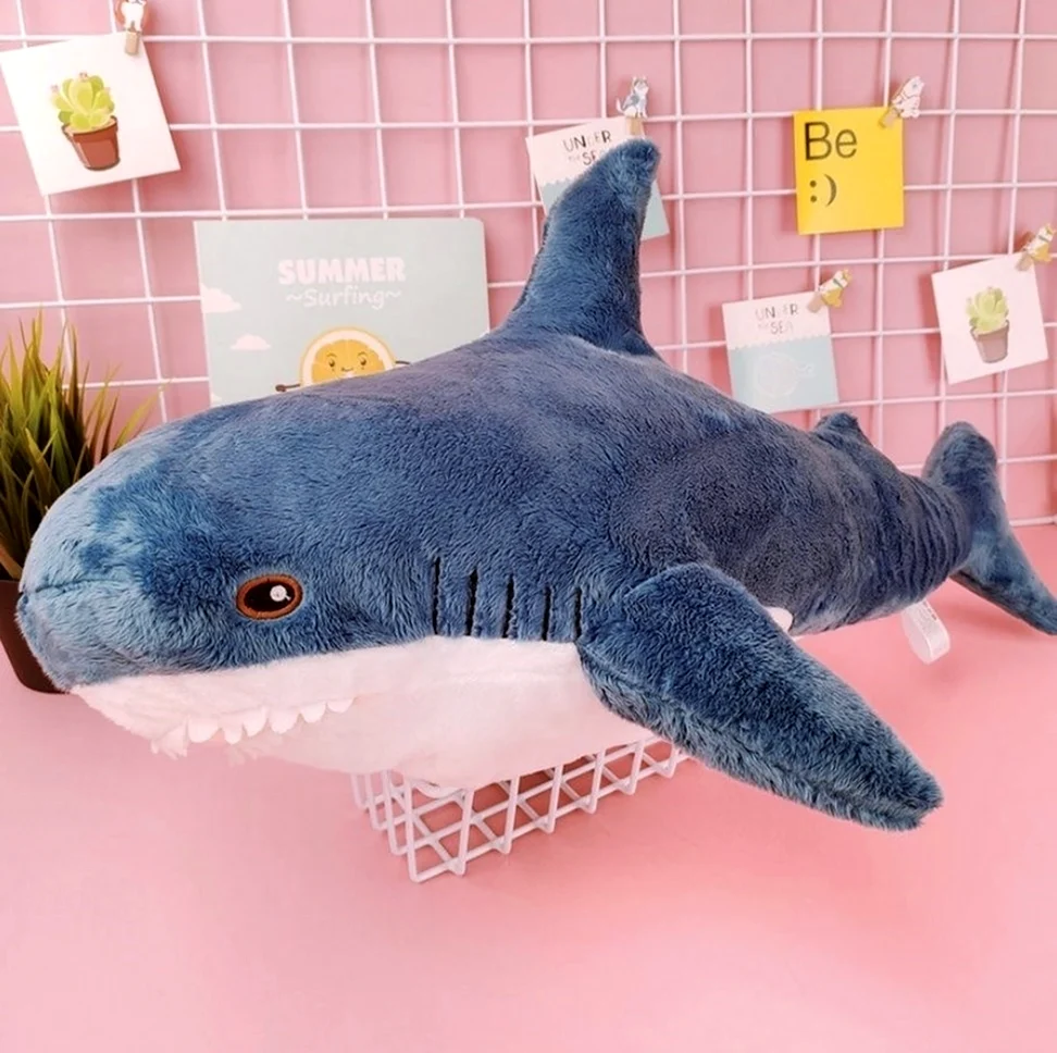 Мягкая игрушка акула 60 см