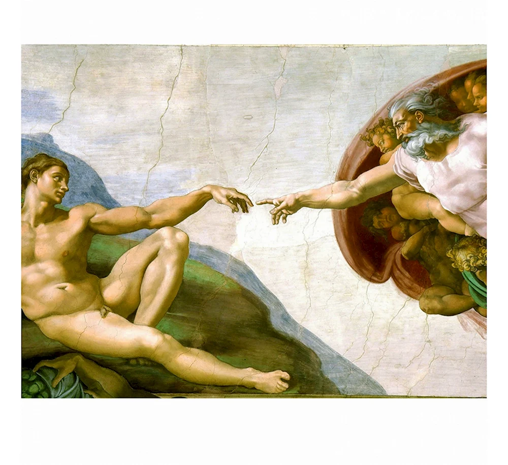 Микеланджело Буонарроти Сотворение Адама