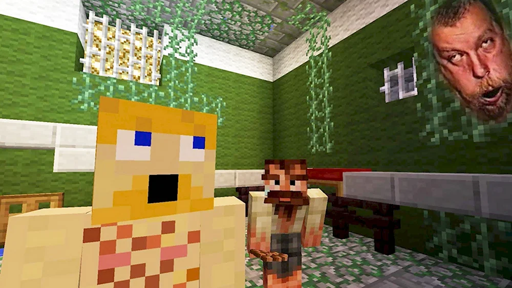 Minecraft зелёный Слоник