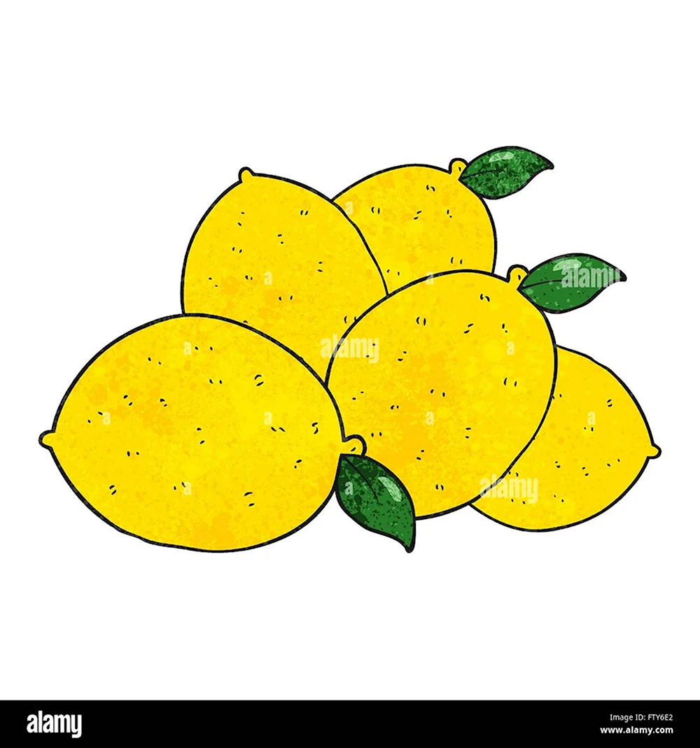 Много мультяшных Лимонов