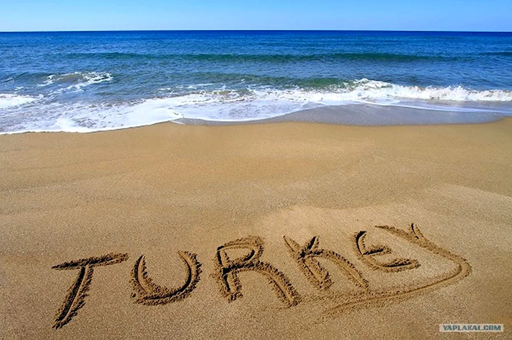 Море песок Турция