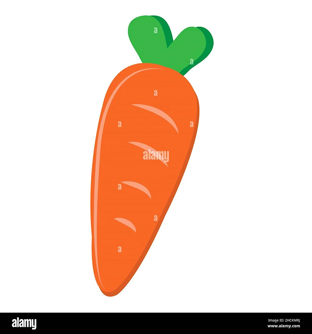 Морковь мультяшная