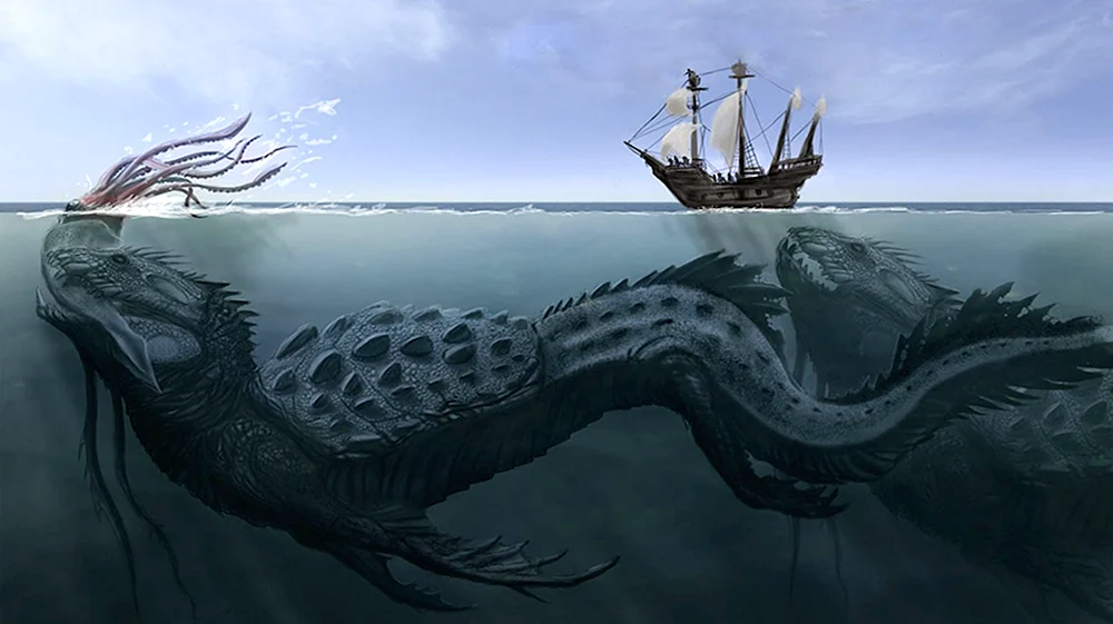 Морской дракон Левиафан