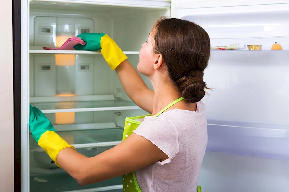 Мытье холодильника