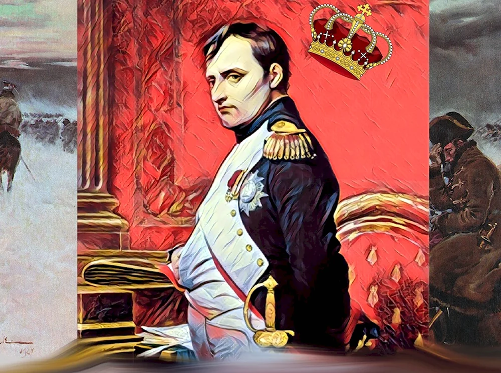Наполеон Бонапарт портрет 1812