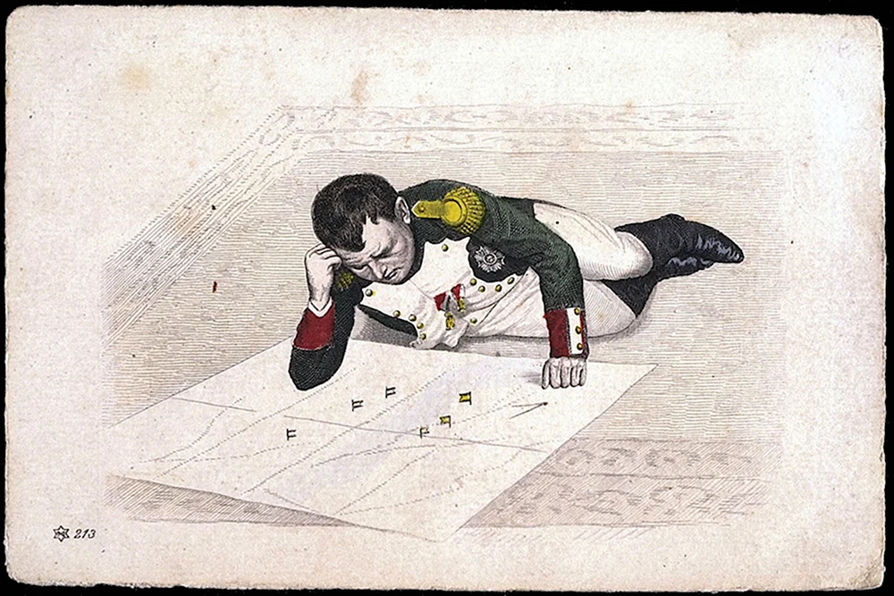 Наполеон над картой