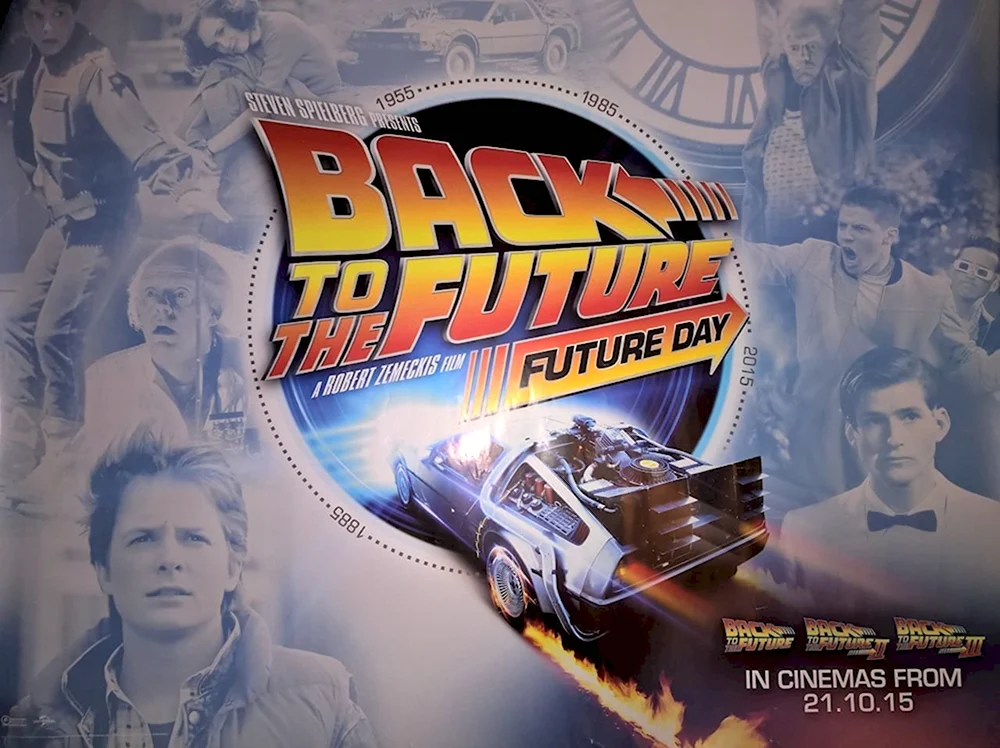 Назад в будущее back to the Future 1985 Постер