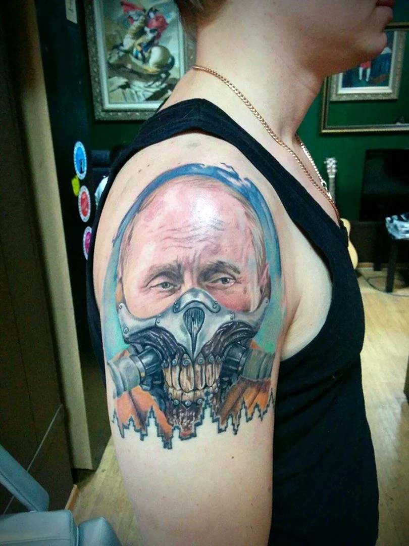 Несмертный Джо Путин тату