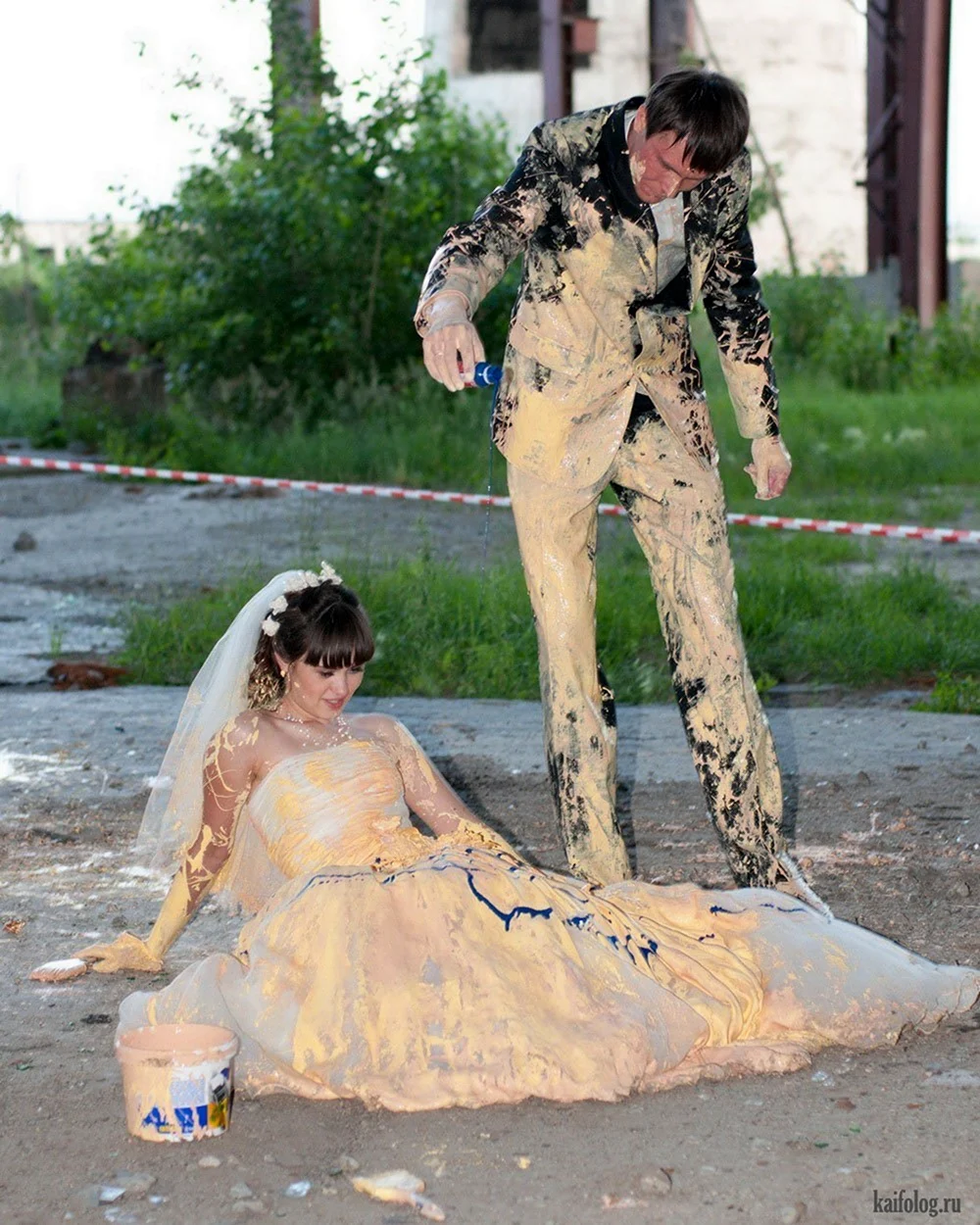 Невеста в грязном платье