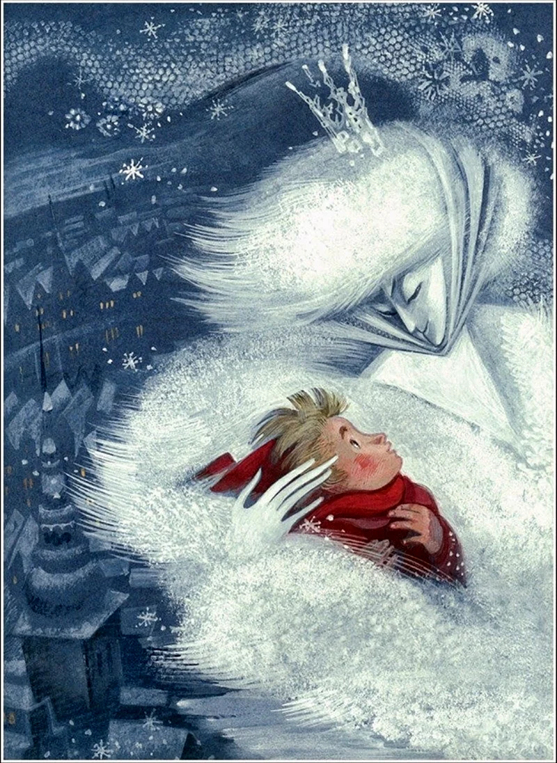 Ника Гольц иллюстрации к снежной Королеве