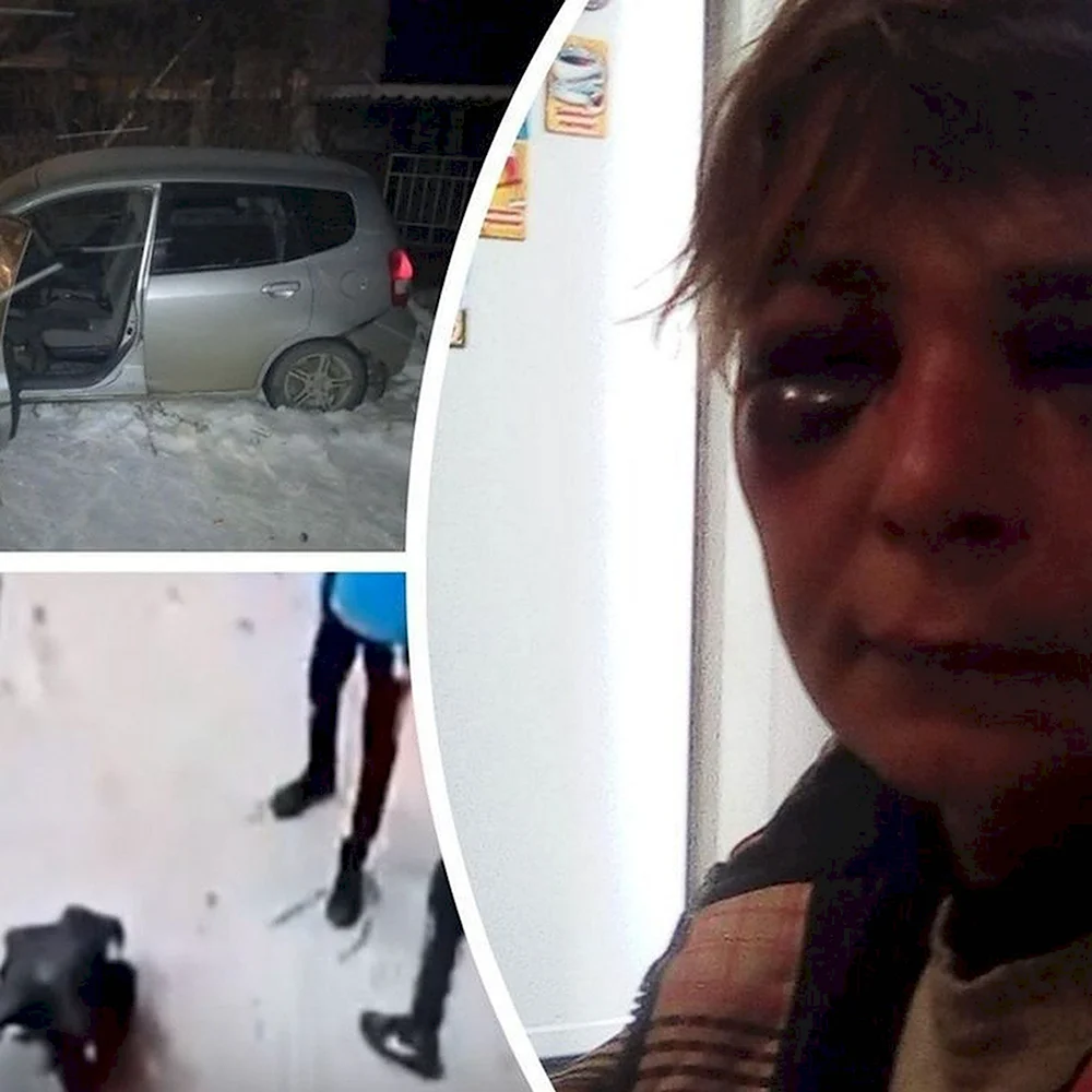 Новосибирская таксистка избитая подростками