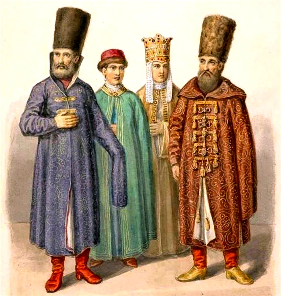 Одежда бояр 17 века