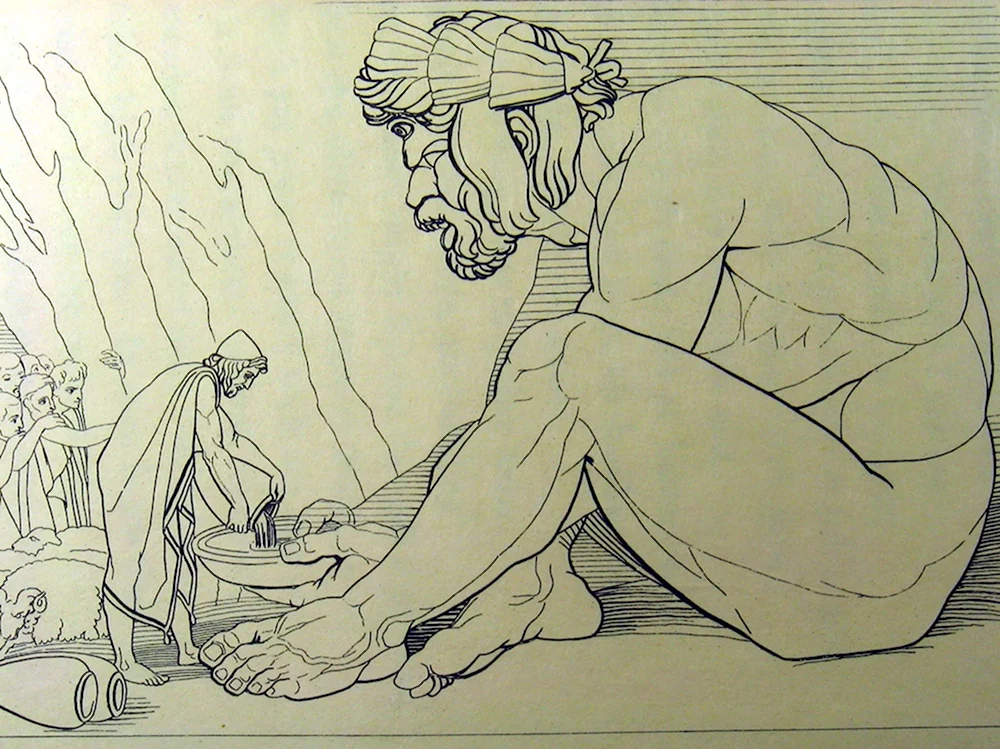 Одиссей и Циклоп Полифем