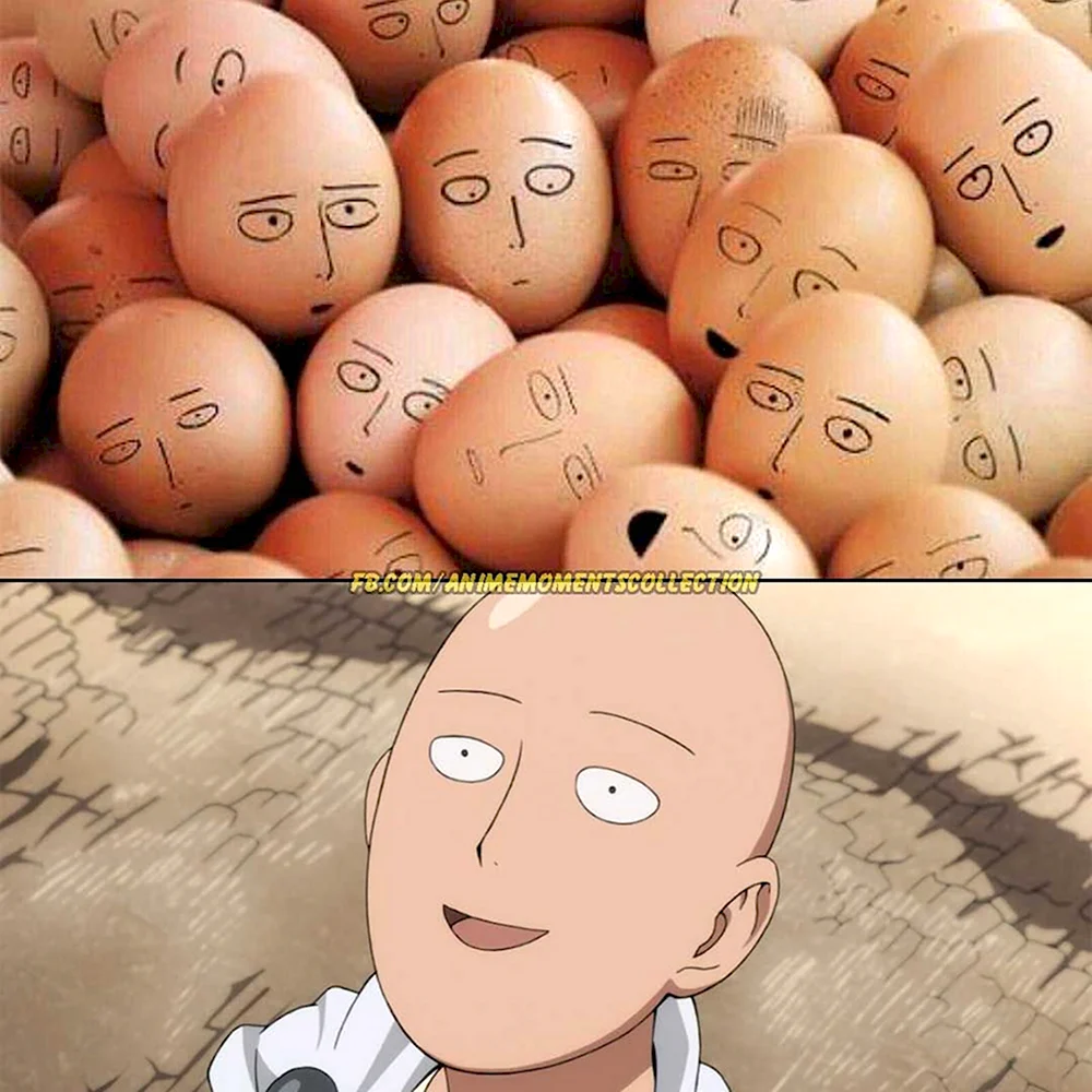 One Punch man яйцо