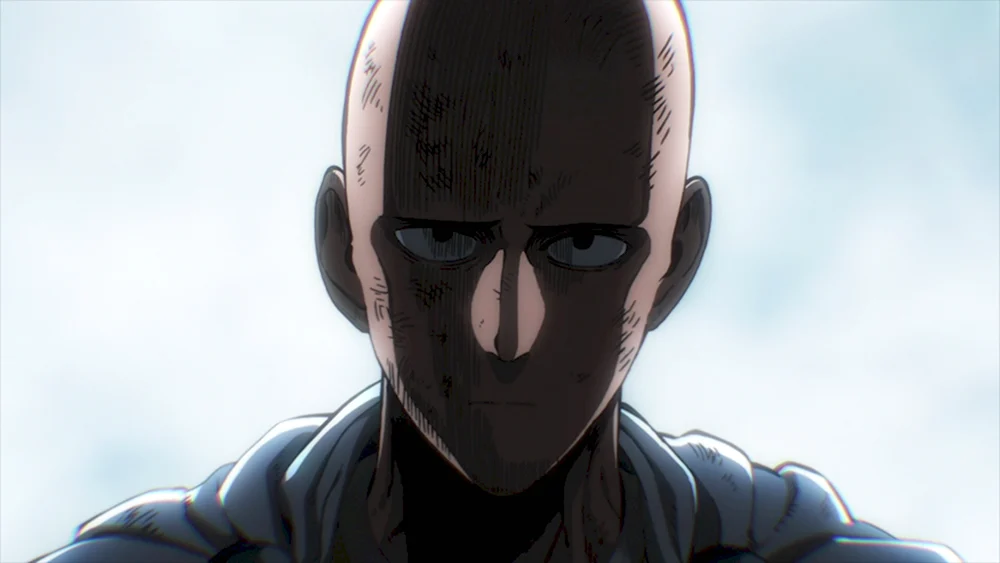 One Punch man серьезный Сайтама