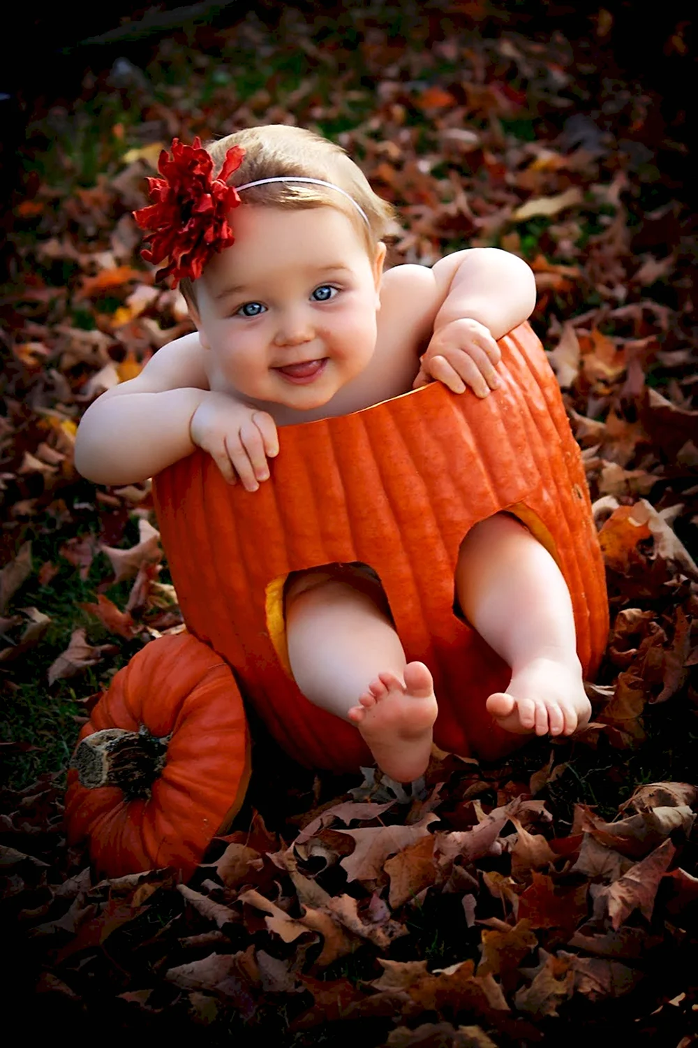 Осенняя фотосессия с малышом