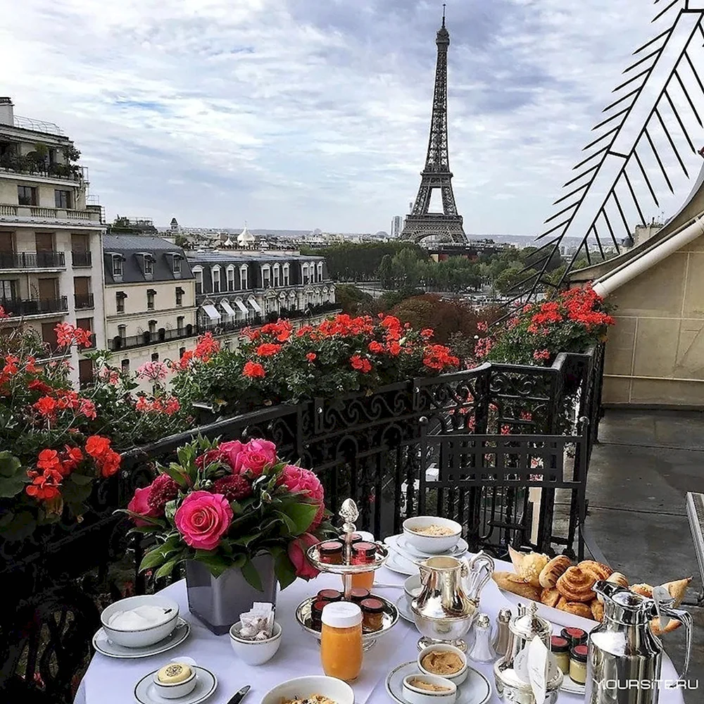 Отель Plaza Athenee Париж завтрак