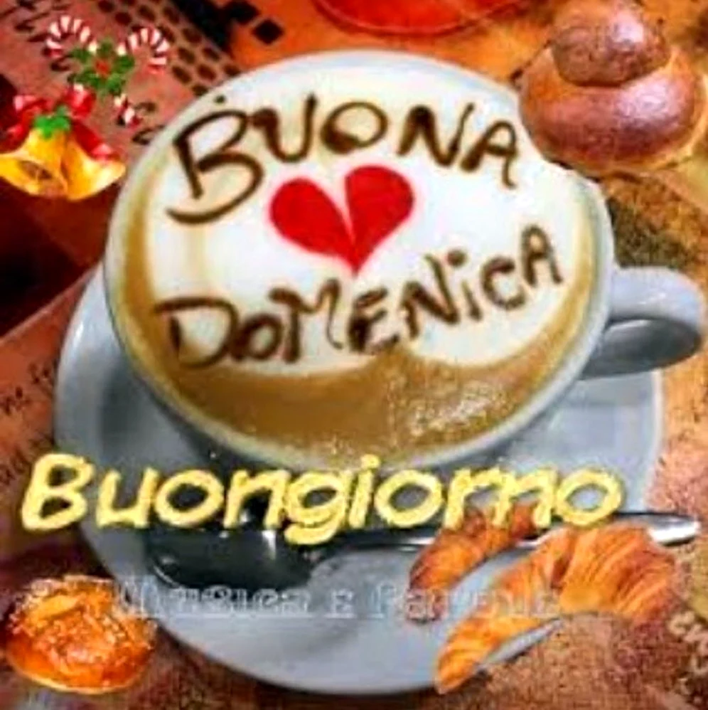 Открытки buona domenica на итальянском