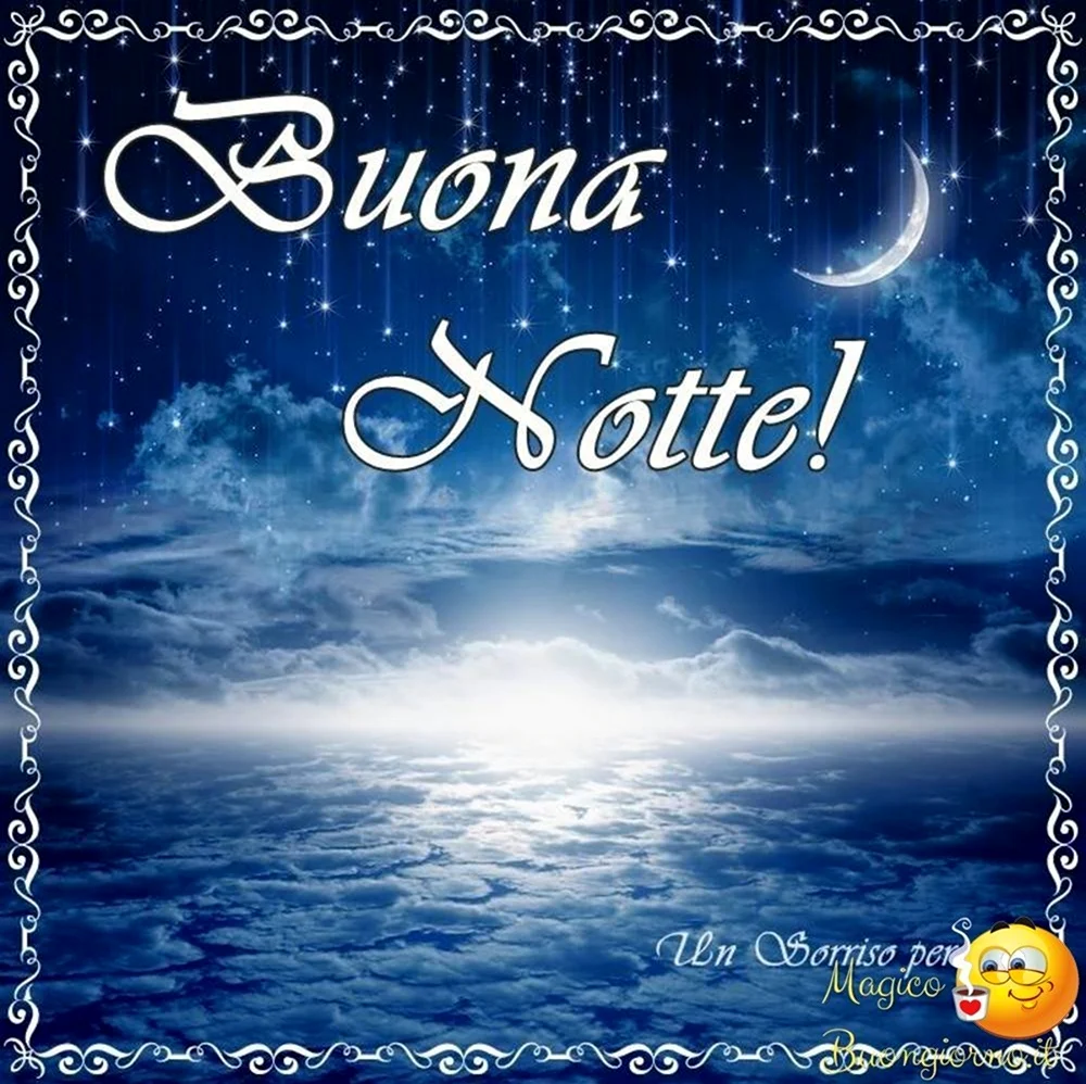 Открытки buona notte