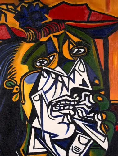 Пабло Пикассо плачущая женщина