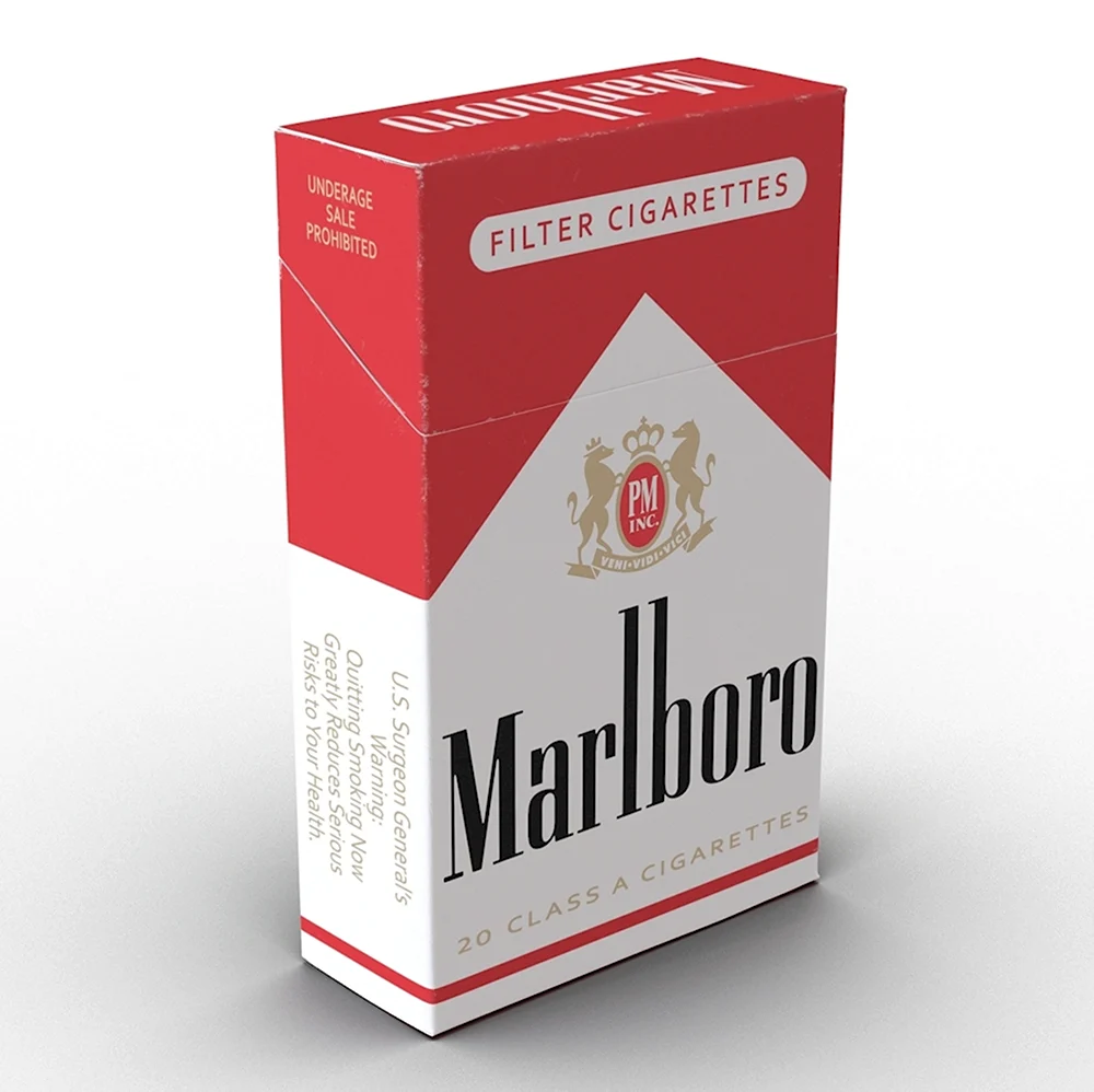 Пачка сигарет Мальборо упаковка