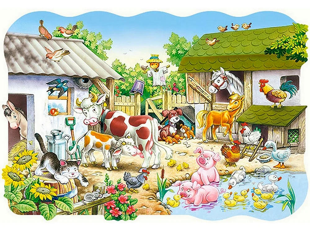 Пазл Castorland Farm c-02214 20 дет.