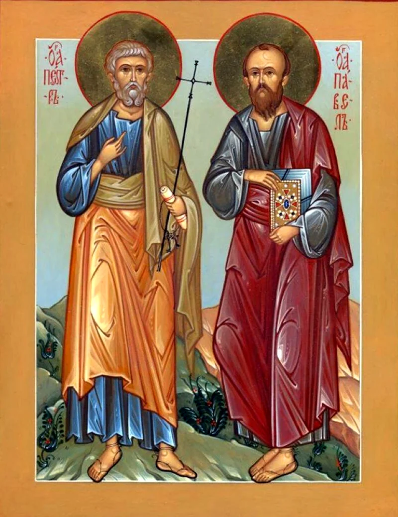 Петр и Павел апостолы икона