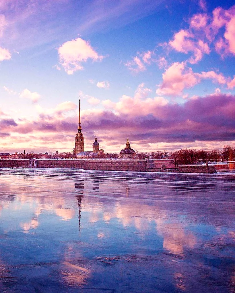 Петропавловская крепость закат