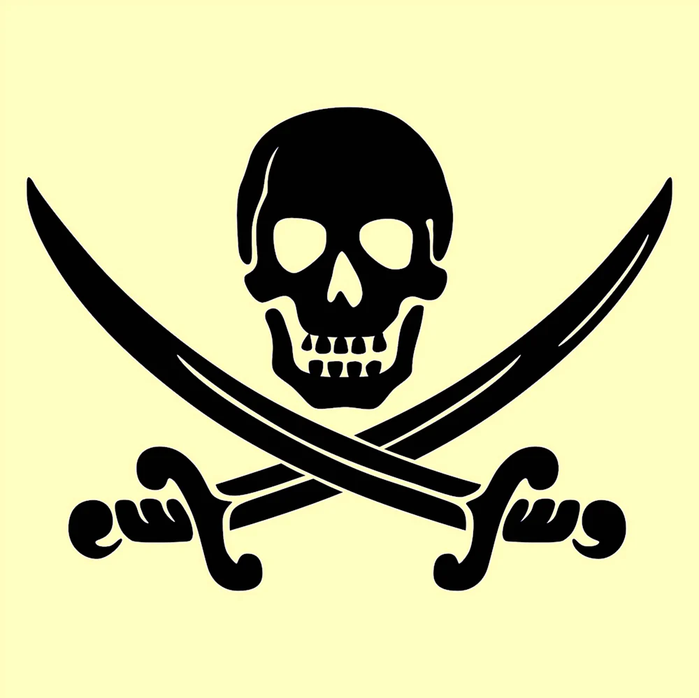 Пиратский флаг Калико Джека
