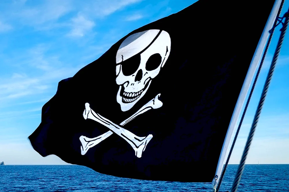 Пиратский флаг веселый Роджер