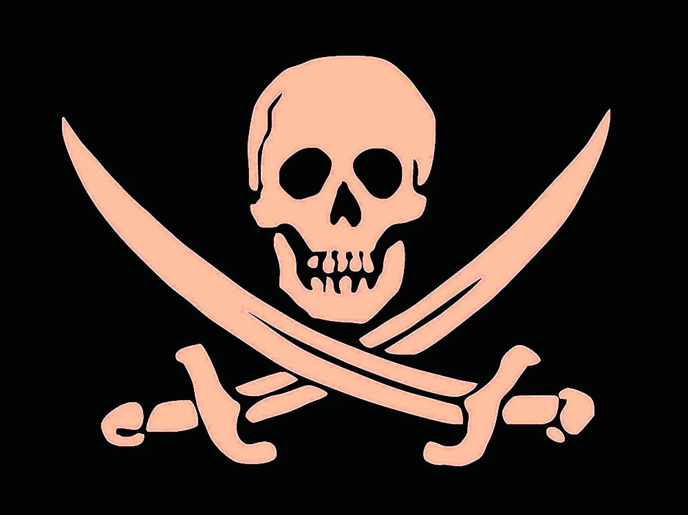 Пиратский флаг веселый Роджер