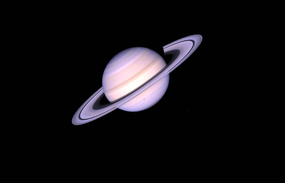 Планета Сатурн с названием