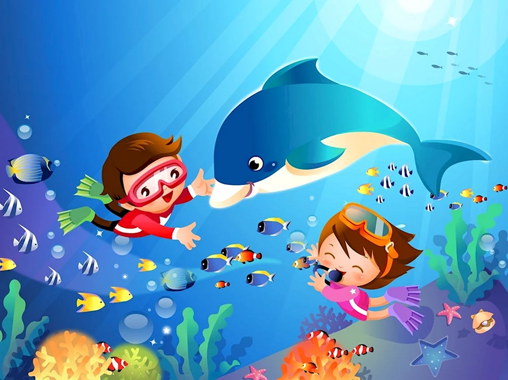 Подводный мир для дошкольников