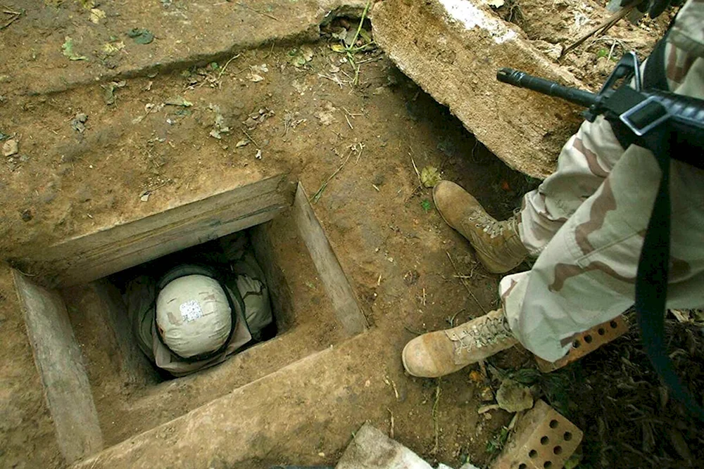 Подземный бункер Саддама Хусейна
