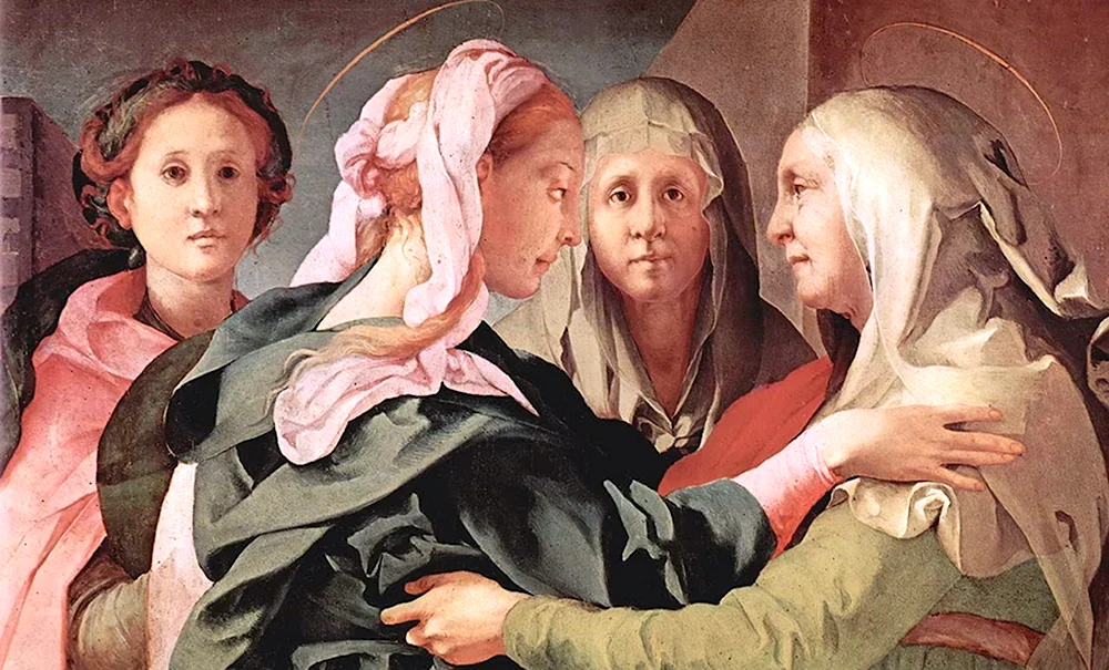 Понтормо встреча Марии и Елизаветы