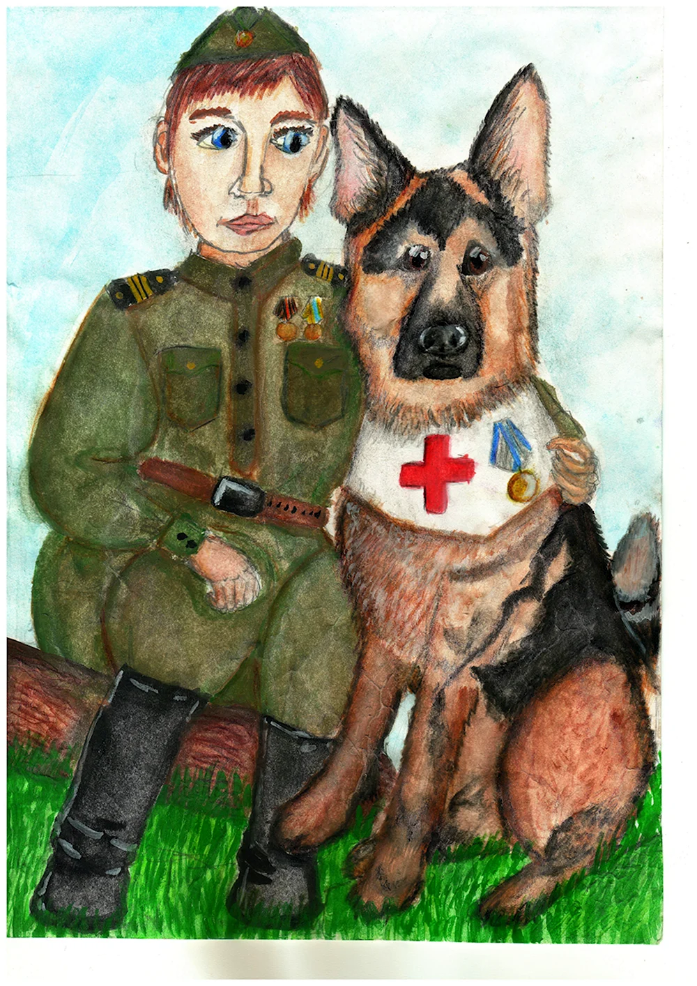 Портрет фронтовой собаки конкурс