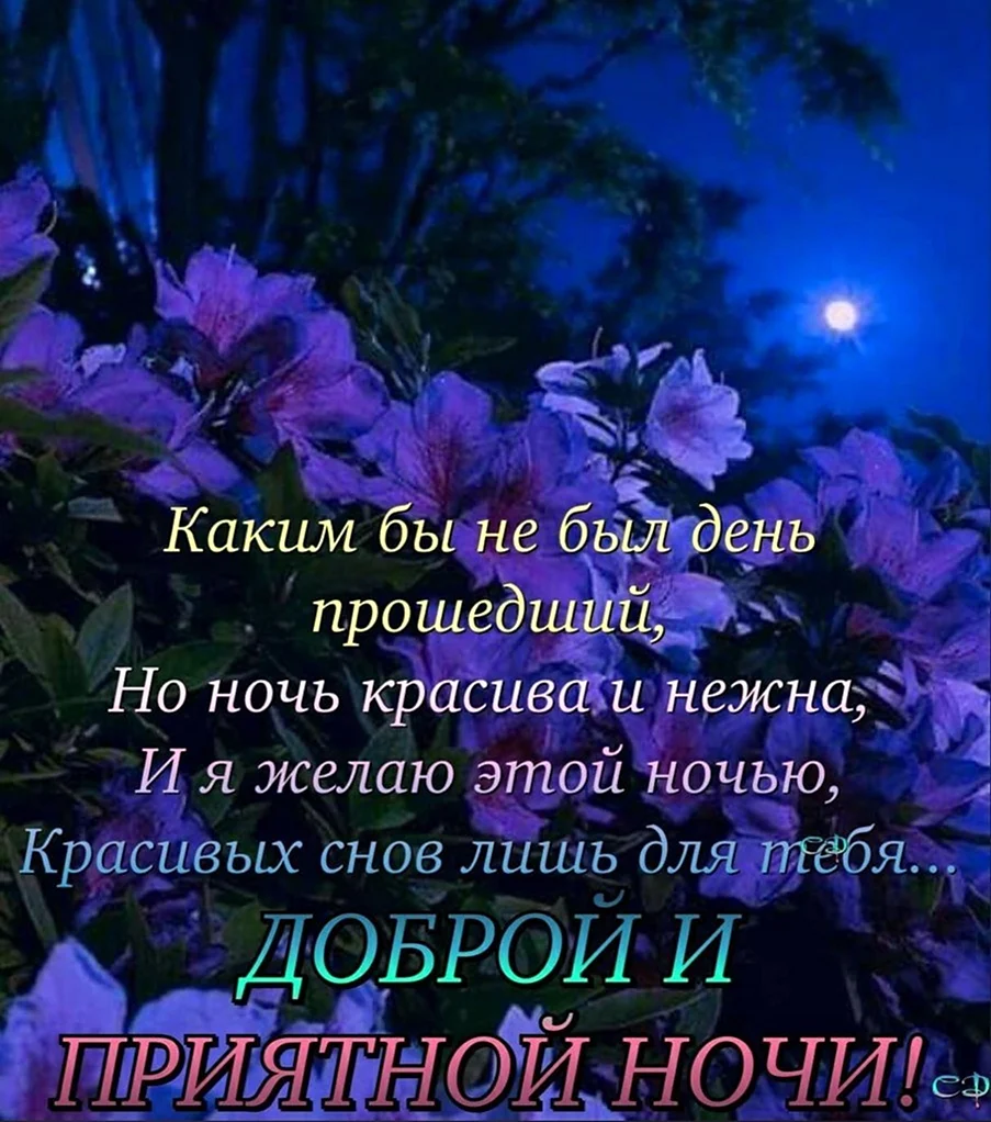 Пожелания доброй ночи