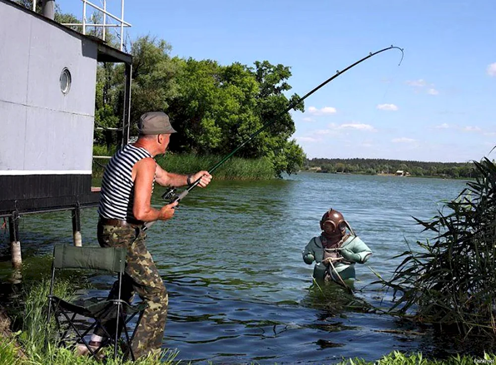 Приколы на рыбалке