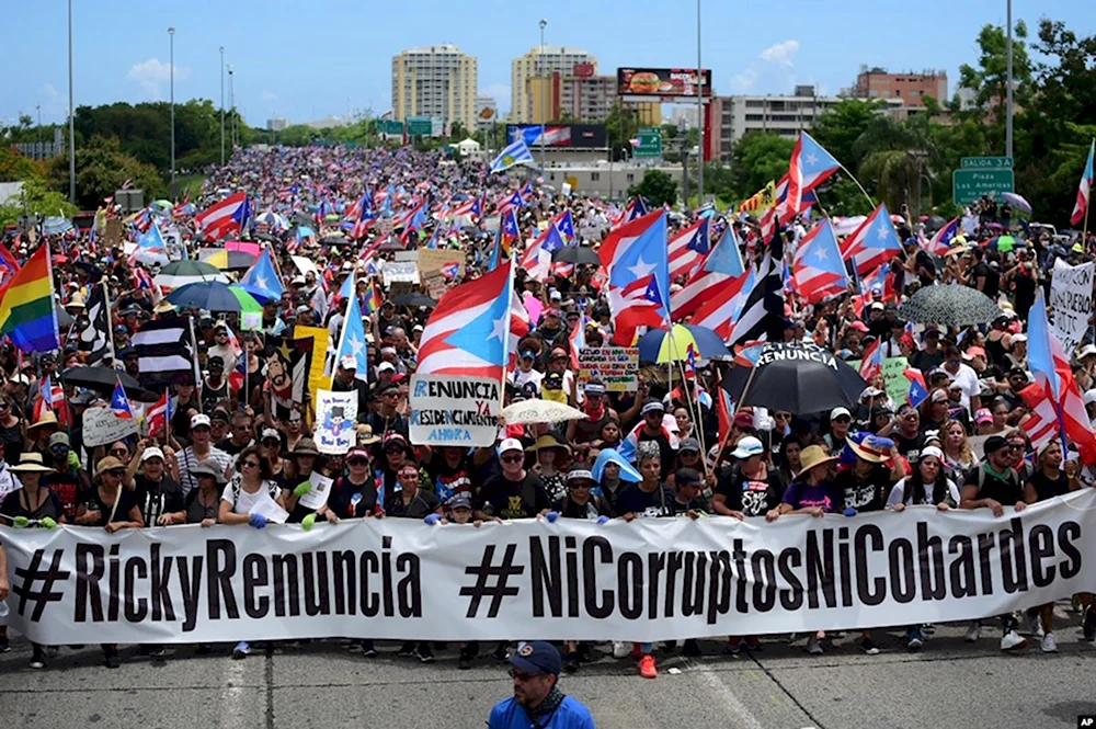 Протесты в Пуэрто Рико