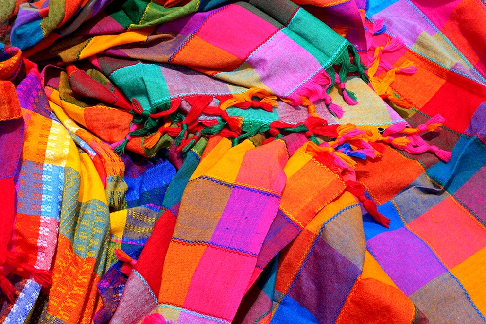 Разноцветные ткани