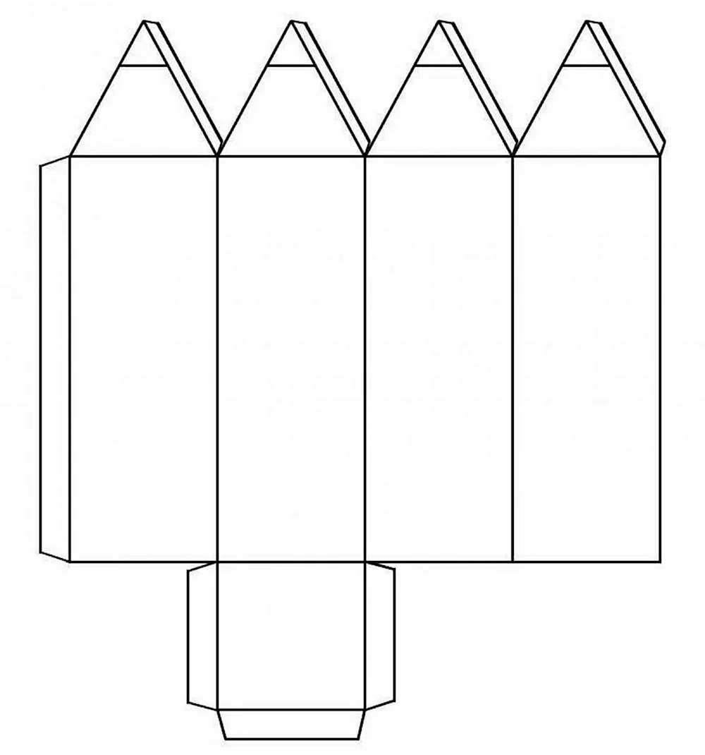 Развертка карандаша